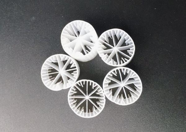 Hdpe材料15*15mm MBBRの水処理の冷却塔の浮遊媒体