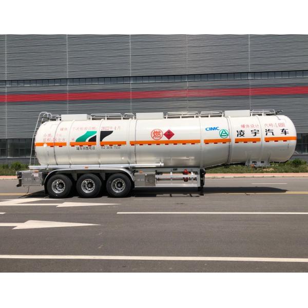 Steel CIMC LINYU 48000 Liter Fuel Trailer for Transporting Crude Oil Efficiently