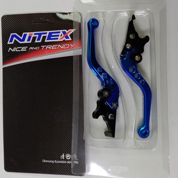 Blue Custom CNC Aluminum Alloy Scooter Motorcycle Brake Clutch Levers for Yamaha Nmax155