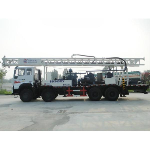 truck mounted mobile drilling rig 600m full hydraulic water well drilling rig
