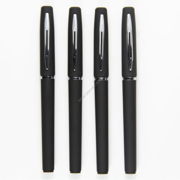 rubber sprayed office sign pen, promotional office writing pen