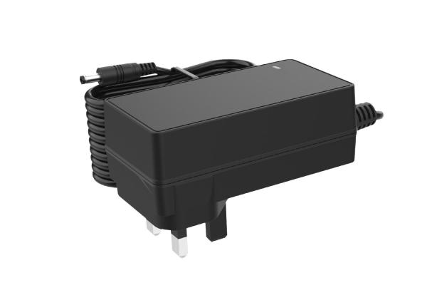 48W Max UK Plug 12V 4A Switching Power Supply 24V 2A Wall Mount AC DC Adapter with UKCA TUV Certified