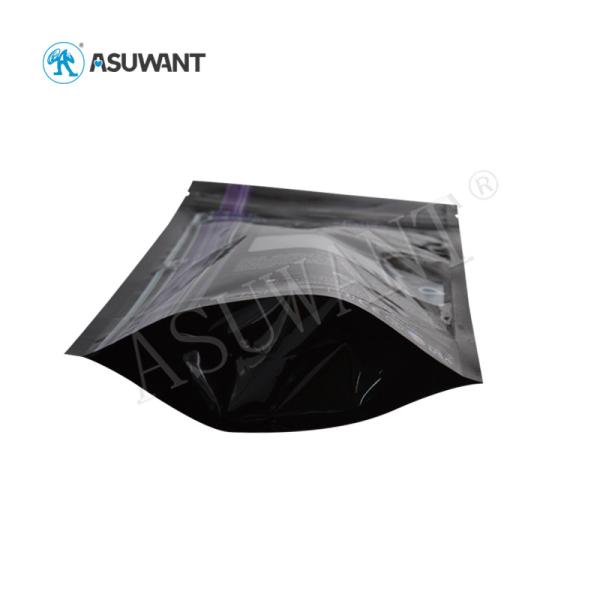 10 Colors Stand Up Resealable Bags PE PET VMPET Material With Power Zipper / U Notch