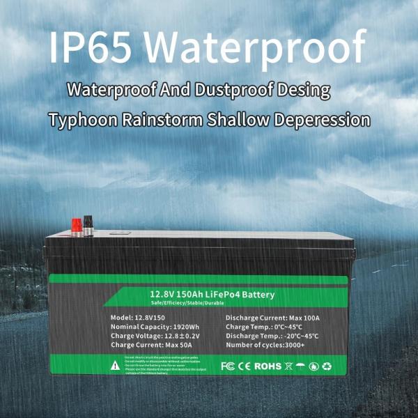 lifepo4 упаковка 12,8в 100ah 200ah 300ah литийная батарея с Smart BMS для резервного питания