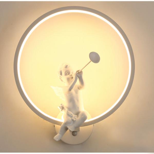 Round Angel Aluminum Decorative Interior Living Room Dining Room angel wall lamp (WH-VR-18）