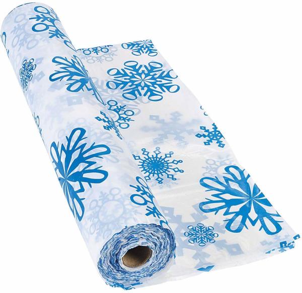 Offset Printing PE Disposable Plastic Tablecloths For Daily Life