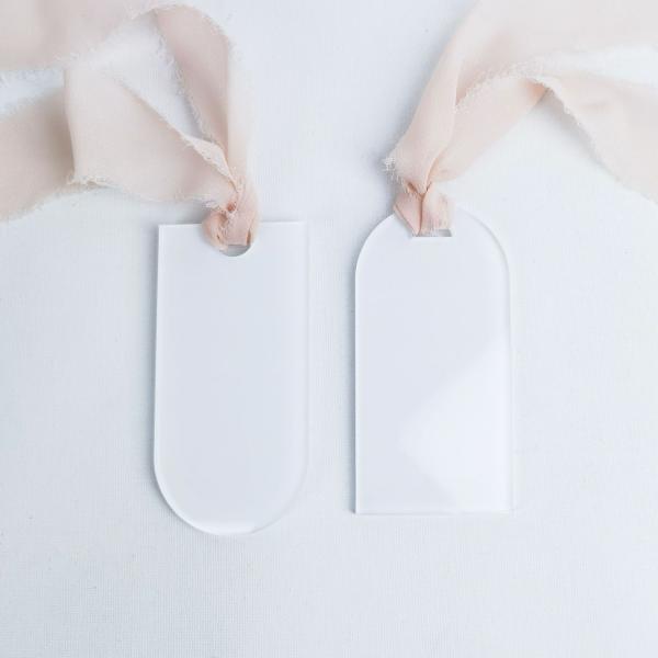 Sublimation Printable Party Invitation Plaque Acrylic Wedding Seat Tag For Heat Transfer Sublimation Bookmark Tag
