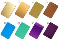 Feuille décorative 304 d'acier inoxydable de couleur d'or de miroir de revêtement de PVD 201 316l 0.3mm
