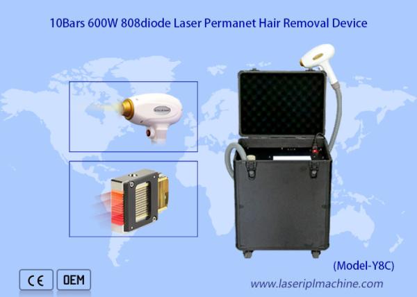 Máquina indolor portátil 755nm 1064nm 808nm da remoção do cabelo do diodo permanente