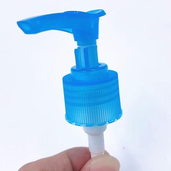 All blue beautiful dispenser lotion pump with clip