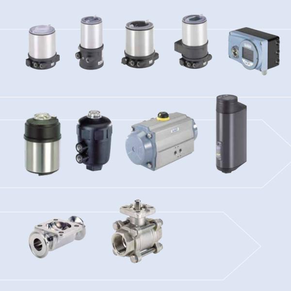 Tipo 3004 20 do atuador pneumático de Burkert a giratório 100Nm elétrico