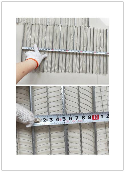 600mm Width Galvanized Expanded Metal Sheet HY Rib Lath 0.3mm Thickness