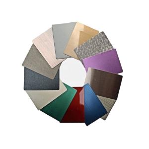 ASTM 201 304 316 Inox Color Stainless Steel Sheet For Decorative