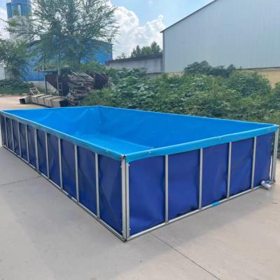 PVC Tarpaulin Farming Tarpaulin Fish Pond Fish Tank Collapsible PVC Fish Tank