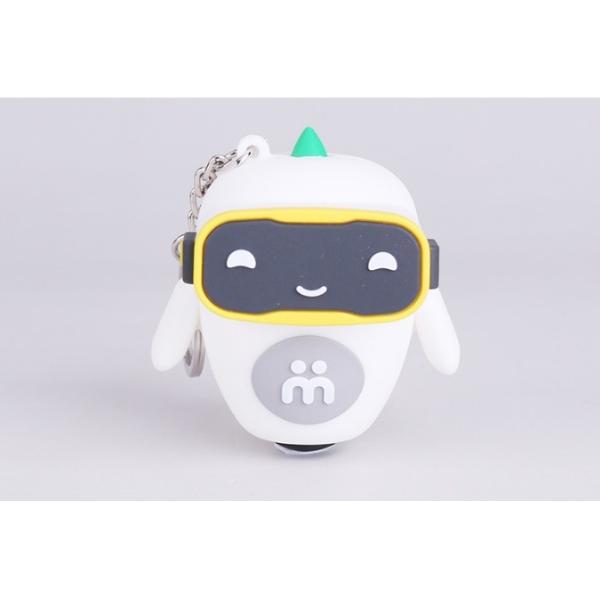 Soft PVC Rubber Tooth Shape Key Chain, Custom Symbol Miniature Figure Key Chain For Promotion