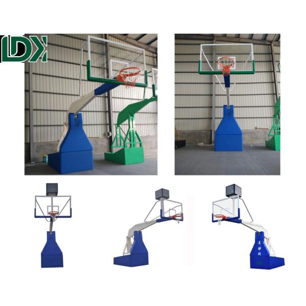 FIBA Professional Basketball Hoop Electric Hydraulic Basketball Stand Equipment For Sale