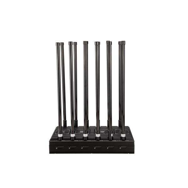 High quality 12 antennas jammer,blocking 2G,3G,4G,5G,GPSL1,WIFI ,cover range up to 150m