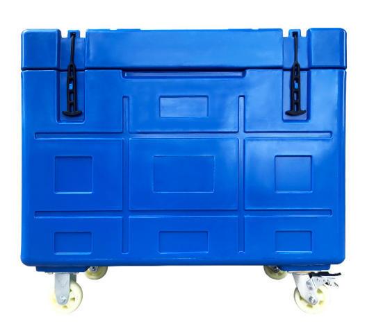 Large Capacity 320L Cool Box With Big Wheels For Frozen Fish