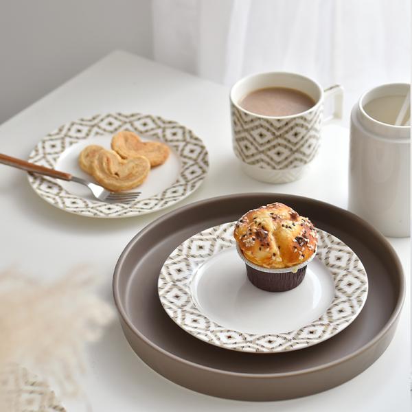 Керамический набор посуды для праздника Ид аль-Фитр Порцеланные тарелки и посуда для одного человека