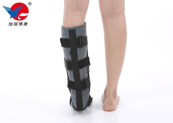 Aluminum Alloy Medical Ankle Support Boots Two External Straps Wrap To Enhance Stability