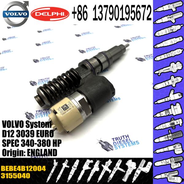 Инжектор топлива 3155040 двигателя дизеля прямой связи с розничной торговлей 8113409 BEBE4B12001 BEBE4B12004 для HP СПЕЦИФИКАЦИЙ 340-380 ЕВРО D12 3039