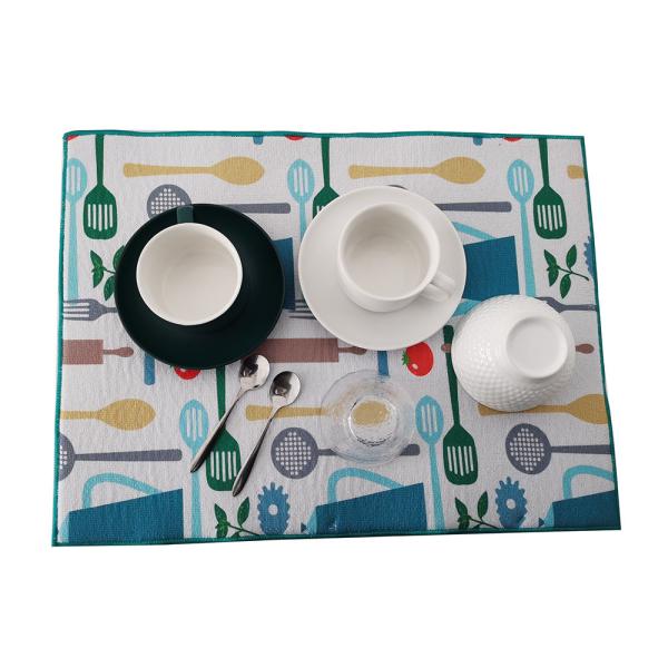 38x50cm Kitchen Counter Microfiber Dish Drying Mat