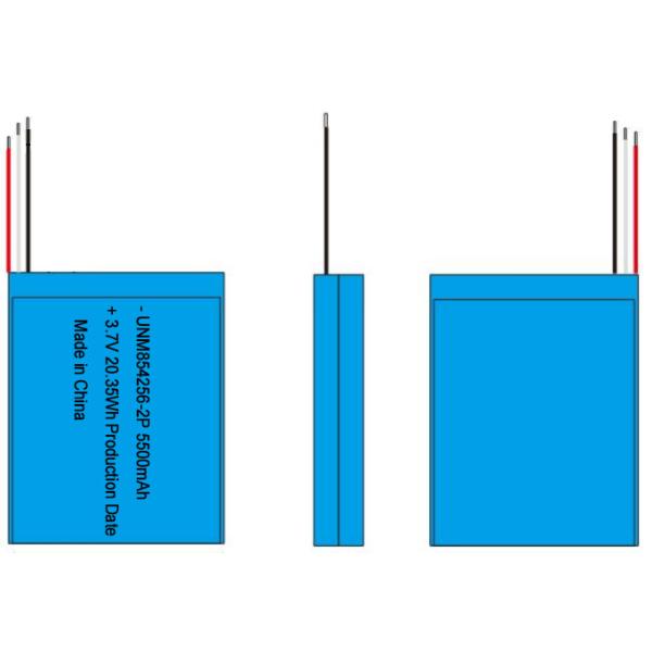 3.7V Li Poly перезаряжаемая батарея 854256 2P 5500mAh батареи промышленного оборудования