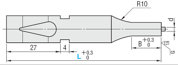 Poinçon léger SKD11 de précision de charge superbe – MISUMI de finition pour le moule de poinçon