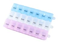 Caixa do comprimido de Mini Portable Plastic Pill Organizer para o uso diário e do curso