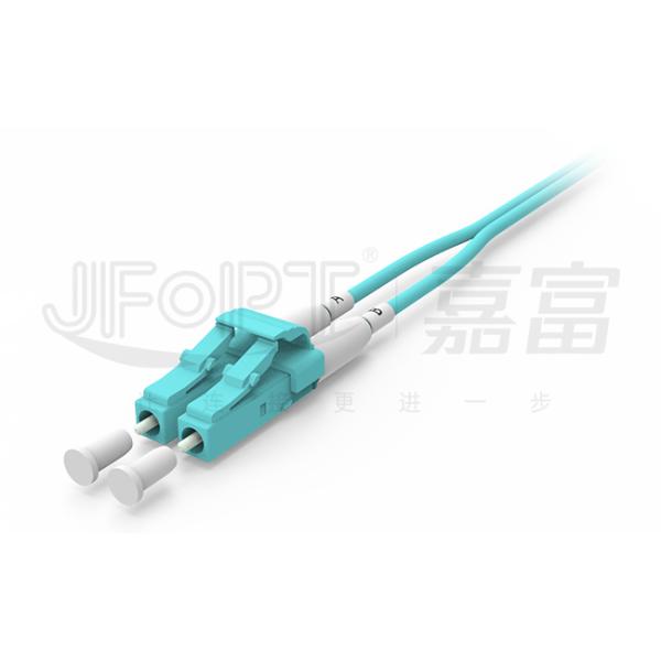 Гибкого провода мультимодный 50/125 3.0mm LSZH оптического волокна LC-LC Aqua двухшпиндельного