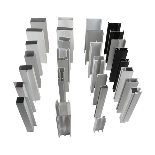 0.8mm 6063 Aluminium Door Profiles Sectional Anodized Surface