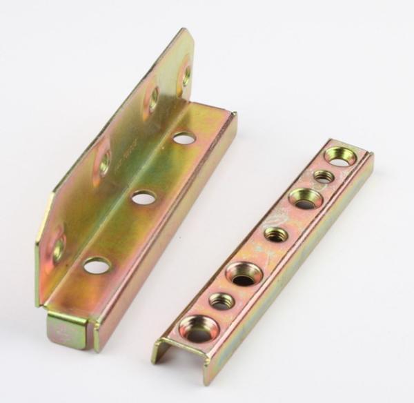 Revestimento em pó de estrutura de cama de metal Peças de cama gancho placa bracket acessórios de cama trilhos brackets