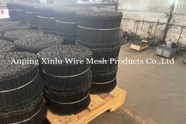 17 Gauge Black Annealed Coil Wire Tie 3000pcs Per Bundle Binding 300 - 380mpa Bar Tie Wire