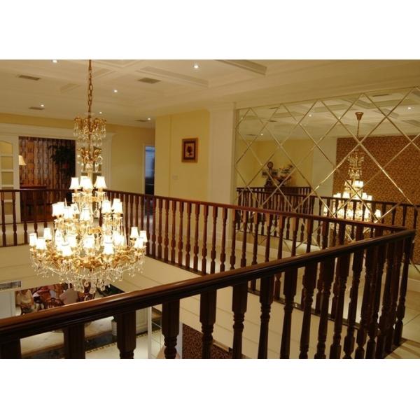 Перила самомоднейшего корридора алюминиевые профилируют декоративный конструированный поручень