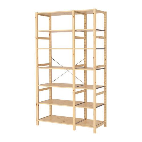pine rack shelf