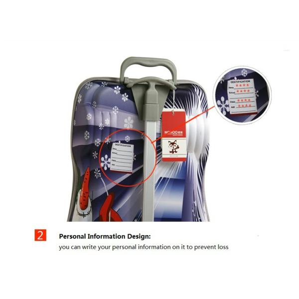 Customized Kids Hard Case Luggage For Boys / Girls Moisture Proof