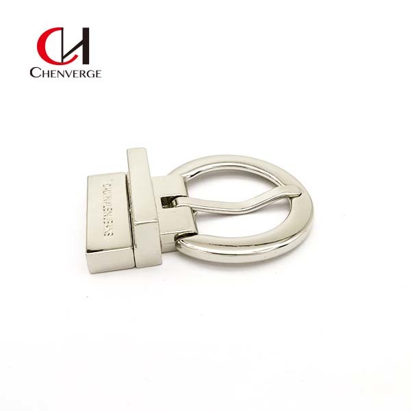 Circular 35mm Reversible Belt Buckles Zinc Alloy Material Laser Logo