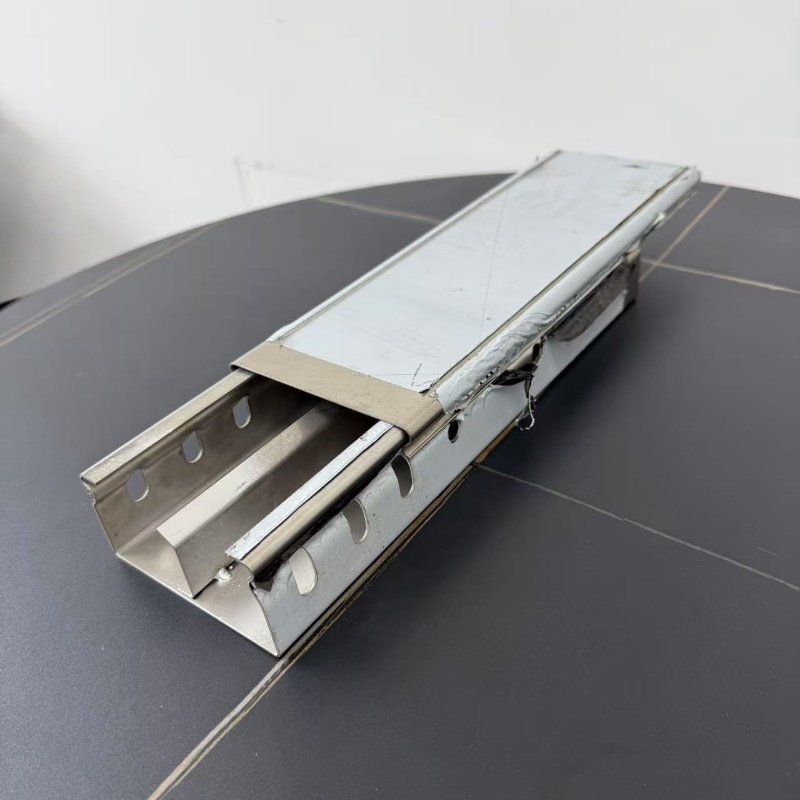 High-Quality Stainless Steel Cable Tray Outstanding Anti-corrosion Performance Add Partition Board Multiple Cables