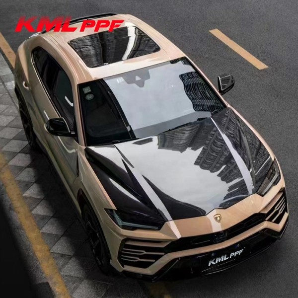 1.52*15M GLOSSY CAR DECORATION FILM KMLPPF TPU PPF CARBON FIBER FILM HOT SALE