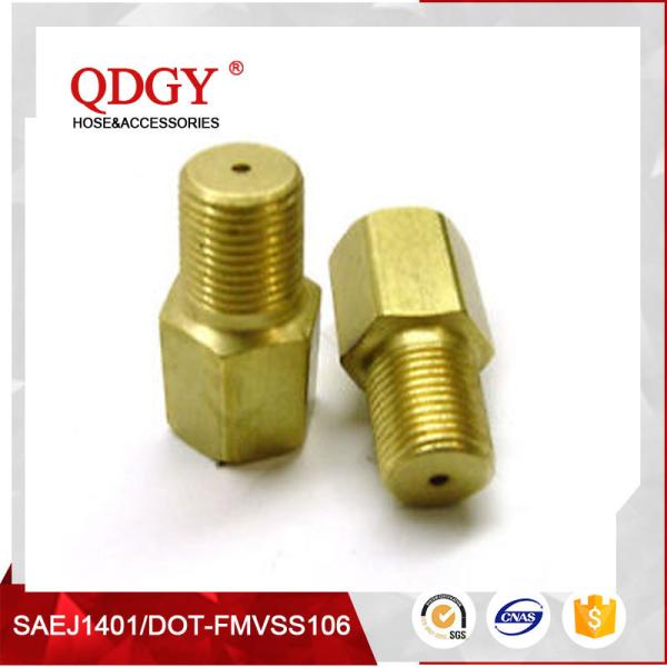 Anodized Aluminum Gold Turbo Oil Feed Restrictor Fitting NPT T3 T4 T0 1/8 NPT