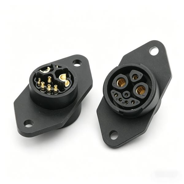 E-motorcycle Solution M23 Series 30A Heavy Duty Waterproof Circular Connector For High Power Equipment