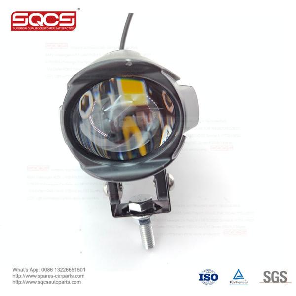 Lampes phares de voiture à LED H1 H3 H7 H11 9005 9006 9012 5202 880 H4 H13 9004 9007 469F12W 9-36V Monoculaire Spstlight 3570 Double couleur