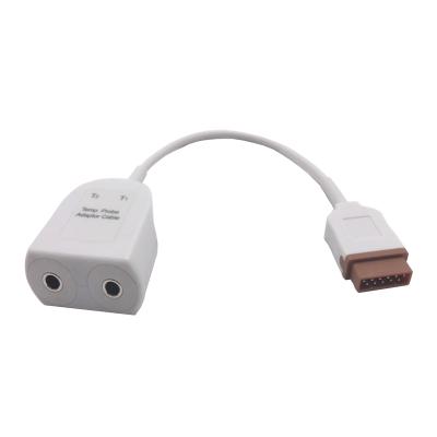 GE Dual Medical Temperature Probe Adapter Cable 4 Mm Cable Diameter