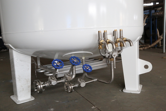 30 M3 Meilleur réservoir de stockage de liquide cryogénique vertical pour une station de remplissage