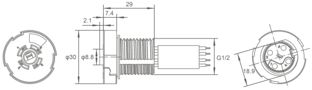 Z10 ZHAGA Socket Cable Version USA 0-10V Dimming Scheme Oad Regional Residential Lighting