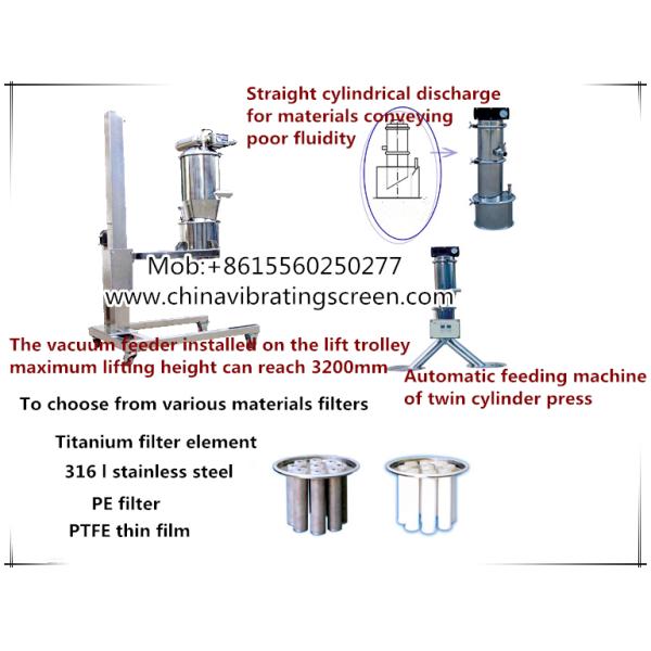 High-quality and cheap carbon powder medicine vacuum feeding machine