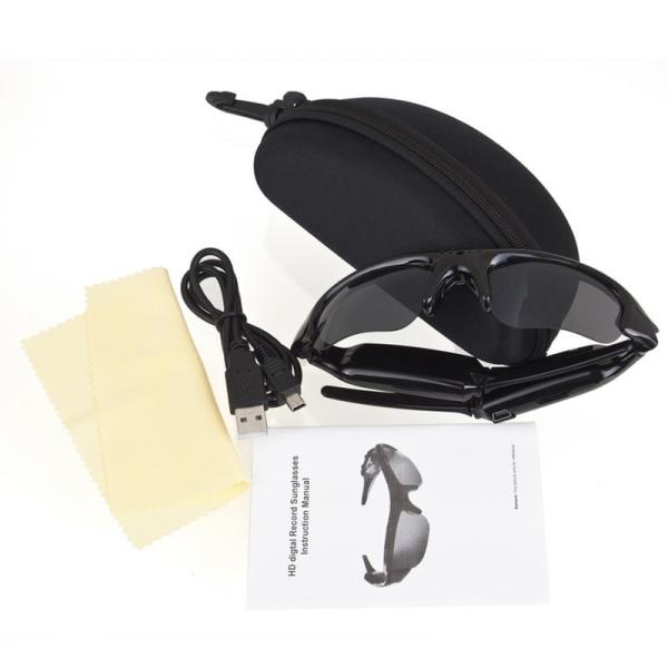 2017 high quality sunglasses with video camera, HD hidden sun glass spy camera
