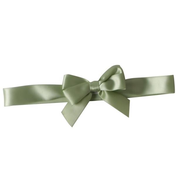 Escolha de nosso cartão de cores ou personalize arcos de fita de cetim para decoração de caixa de presente