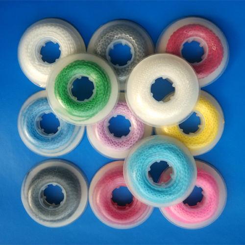 12 Colors Dental Teeth Braces Medical Grade / Ultra Elastic Orthodontic Power Chain