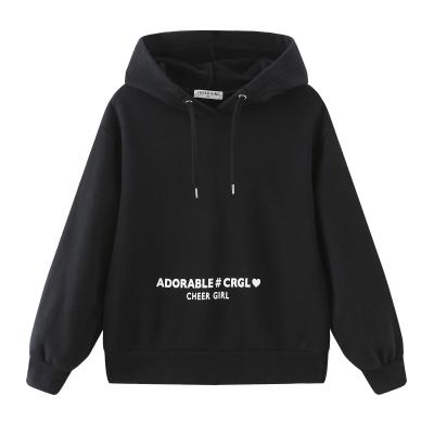 Da planície ocasional do algodão do pulôver 100 dos homens negros longos da luva Hoodie desproporcionado